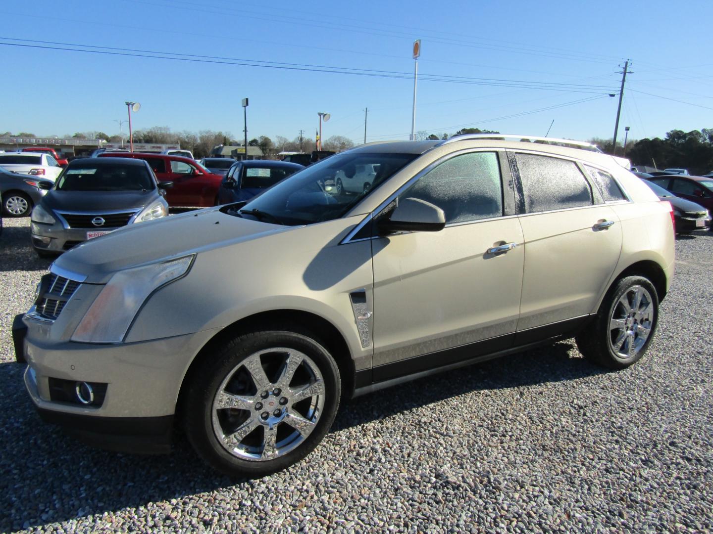 2012 Gold Cadillac SRX Premium (3GYFNCE36CS) with an 3.6L V6 DOHC 24V FFV engine, Automatic transmission, located at 15016 S Hwy 231, Midland City, AL, 36350, (334) 983-3001, 31.306210, -85.495277 - Photo#2